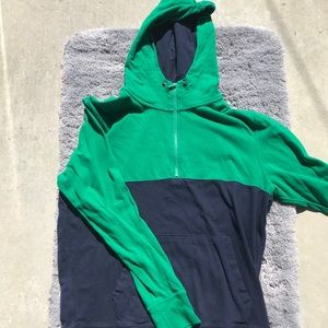 Colour-block Quarter-zip